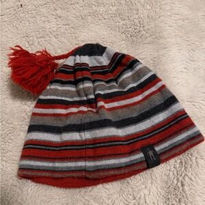 Smartwool Striped Beanie with Pom-Pom - Merino Wool